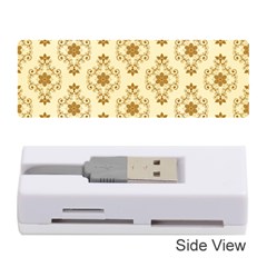 Flower Brown Star Rose Memory Card Reader (stick)  by Mariart