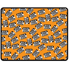 Pattern Halloween  Fleece Blanket (medium)  by iCreate