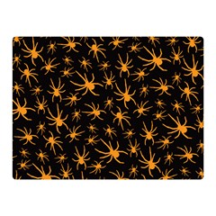 Halloween Spiders Double Sided Flano Blanket (mini)  by iCreate