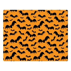 Pattern Halloween Bats  Icreate Double Sided Flano Blanket (large)  by iCreate