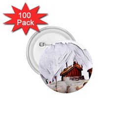 French Coffee Style Abstract Art 1 75  Buttons (100 Pack)  by NouveauDesign