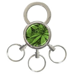 Marijuana Plants Pattern 3-ring Key Chains by dflcprints