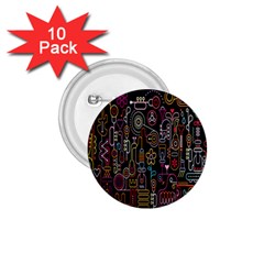 Features Illustration 1 75  Buttons (10 Pack) by Mariart