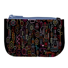Features Illustration Large Coin Purse by Mariart