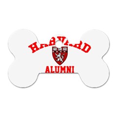 Harvard Alumni Just Kidding Dog Tag Bone (one Side) by Celenk