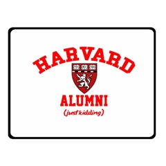 Harvard Alumni Just Kidding Fleece Blanket (small) by Celenk