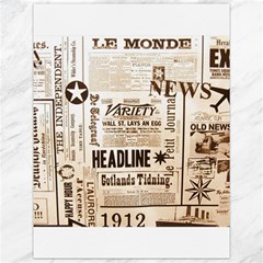 Vintage Newspapers Headline Typography Canvas 12  X 16   by yoursparklingshop