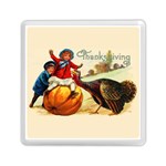 Vintage Thanksgiving Memory Card Reader (Square)  Front