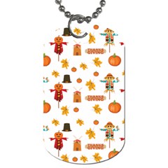Thanksgiving Dog Tag (one Side) by Valentinaart