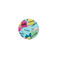 Stickies Post It List Business 1  Mini Magnets by Celenk
