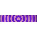 Circle Target Focus Concentric Small Flano Scarf Front