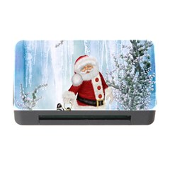 Santa Claus With Funny Penguin Memory Card Reader With Cf by FantasyWorld7