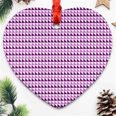 Pattern Heart Ornament (two Sides) by gasi