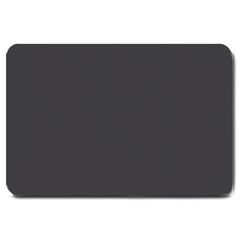 Black Carbon Fiber Large Doormat  by PodArtist