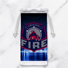 Chicago Fire With Skyline Jewelry Bag by allthingseveryone