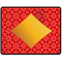 Christmas Card Pattern Background Fleece Blanket (medium)  by Celenk
