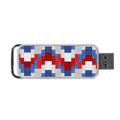Texture Textile Surface Fabric Portable Usb Flash (one Side) by Celenk