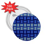 Textiles Texture Structure Grid 2.25  Buttons (100 pack)  Front