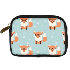 Cute Fox Pattern Digital Camera Cases by Bigfootshirtshop