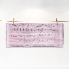 Vintage Pink Music Notes Cosmetic Storage Cases by Celenk