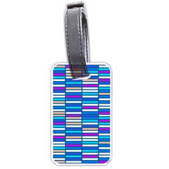 Color Grid 04 Luggage Tags (one Side)  by jumpercat