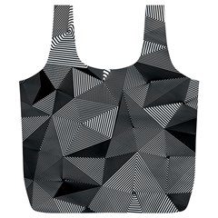 Geometric Doodle Full Print Recycle Bags (l)  by jumpercat