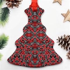Exotic Intricate Modern Pattern Christmas Tree Ornament (two Sides) by dflcprints