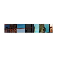 Glass Facade Colorful Architecture Flano Scarf (mini) by BangZart