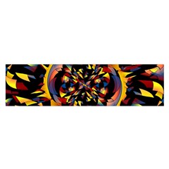 Spiky Abstract Satin Scarf (oblong) by linceazul