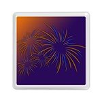 Sylvester New Year S Day Year Party Memory Card Reader (Square)  Front