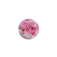 Pink Roses 1  Mini Magnets by NouveauDesign