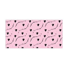 Love Hearth Pink Pattern Yoga Headband by Celenk