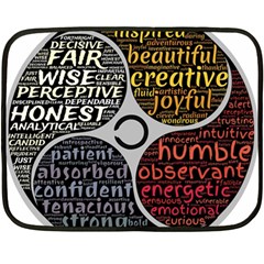 Person Character Characteristics Double Sided Fleece Blanket (mini)  by Celenk