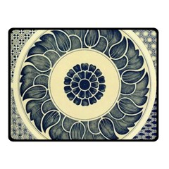 Background Vintage Japanese Fleece Blanket (small) by Celenk