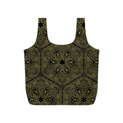 Texture Background Mandala Full Print Recycle Bags (s)  by Celenk