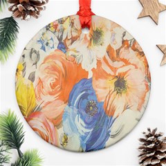 Texture Fabric Textile Detail Ornament (round) by Celenk