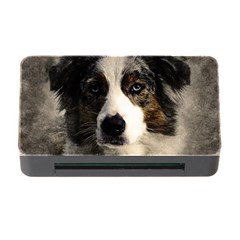 Dog Pet Art Abstract Vintage Memory Card Reader With Cf by Celenk