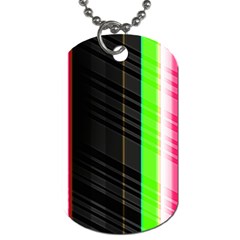 Abstract Background Pattern Textile Dog Tag (two Sides) by Celenk
