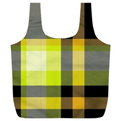Tartan Abstract Background Pattern Textile 5 Full Print Recycle Bags (l)  by Celenk