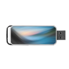 Wave Background Pattern Abstract Lines Light Portable Usb Flash (two Sides) by Celenk