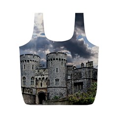 Castle Building Architecture Full Print Recycle Bags (m)  by Celenk