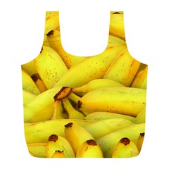 Yellow Banana Fruit Vegetarian Natural Full Print Recycle Bags (l)  by Celenk