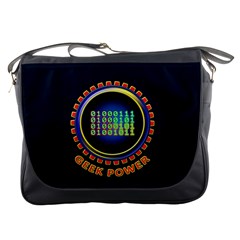 Geek Power Messenger Bags by linceazul