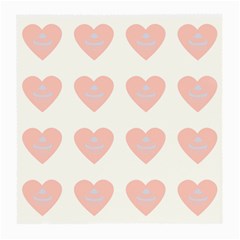 Cupcake White Pink Medium Glasses Cloth (2-side) by snowwhitegirl