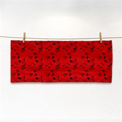 Red Music Cosmetic Storage Cases by snowwhitegirl