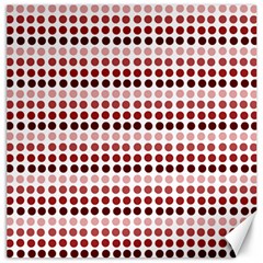 Reddish Dots Canvas 16  X 16   by snowwhitegirl