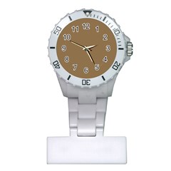 Brownish Plastic Nurses Watch by snowwhitegirl
