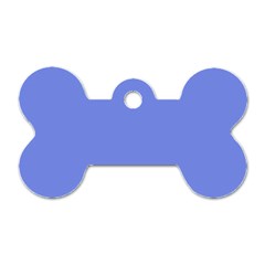 Lake Blue Dog Tag Bone (two Sides) by snowwhitegirl