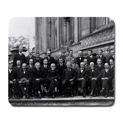 1927 Solvay Conference On Quantum Mechanics Large Mousepads by thearts