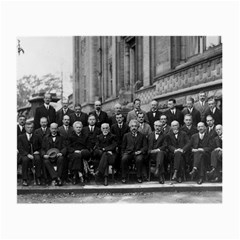1927 Solvay Conference On Quantum Mechanics Small Glasses Cloth by thearts